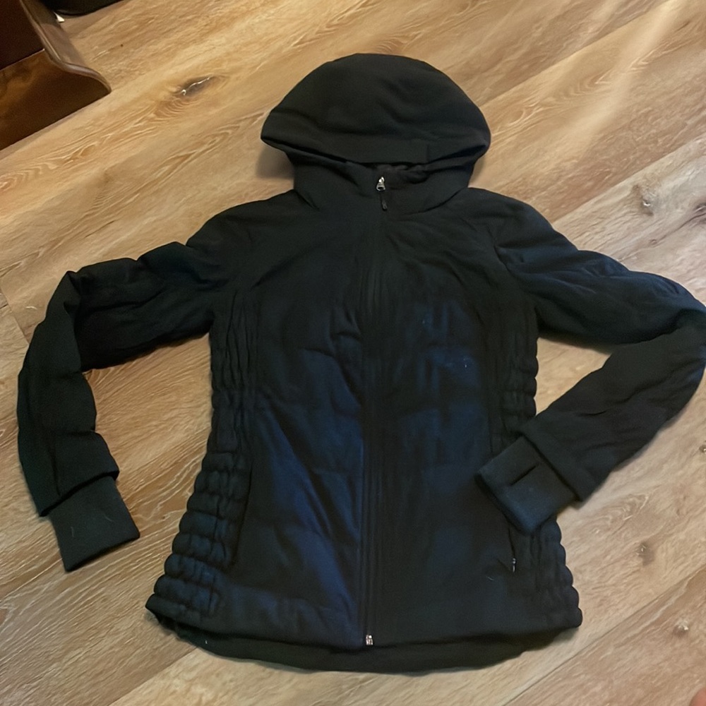 BE BY BLANC NOIR down jacket